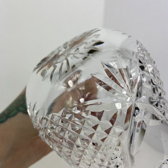 Waterford Vtg Heavy 14 oz Tankard Dunmore w/ Crest 4.5" Tall Mug Handles - Picture 10 of 11